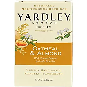 Yardley Oatmeal and Almond Bar Soap, 4.25 Ounce