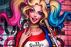 Paint by Numbers for Adults Kids,DIY Oil Painting Adult Paint by Number Kits for Beginners on Art Canvas for Kids Paint Wall Art Home Decoration 18"x22" (Harley Quinn)