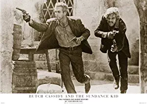 Butch Cassidy And The Sundance Kid Paul Newman Robert Redford LAMINATED Movie Poster Measures 34 x 24 inches ( 86.5 x 61 cm )