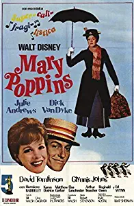 66024 Mary Poppins Movie Julie Andrews, Argentine Decor Wall 36x24 Poster Print