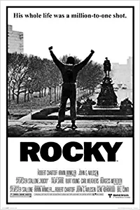 Buyartforless Rocky 1 Movie Poster Sylvester Stallone 36x24 Art Print Poster Wall Decor Philadelphia PA Boxing Talia Shire Burt Young Carl Weathers Burgess Meredith Underdog Hero Story