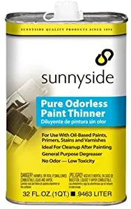 Sunnyside 70532 Pure Odorless Paint Thinner, Quart