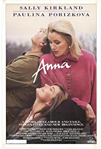 Anna Movie Poster (27 x 40 Inches - 69cm x 102cm) (1987) -(Sally Kirkland)(Paulina Porizkova)(Robert Fields)(Stefan Schnabel)(Larry Pine)(Ruth Maleczech)