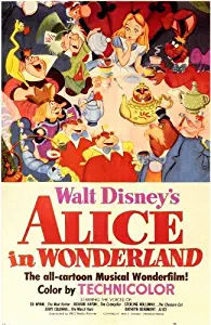 Alice in Wonderland 11 x 17 Movie Poster - Style A