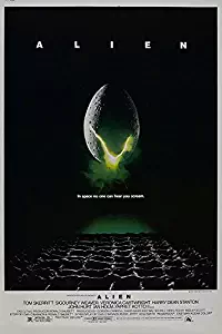 Buyartforless Alien Sigourney Weaver 1979 36x24 Movie Ridley Scott Poster, Print, Decorative Accent, Wall Art Multi-Color