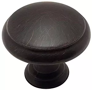 25 Pack - Cosmas 5422ORB Oil Rubbed Bronze Cabinet Hardware Mushroom Knob - 1-3/16" Diameter