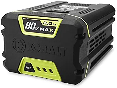 Kobalt 80-Volt Lithium Ion (Li-ion) Cordless Power Equipment Battery