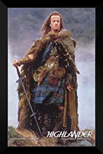 ArtDirect Highlander FRAMED 27x40 Movie Poster: Sean Connery