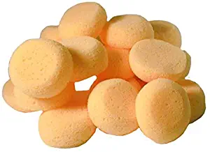 Creative Hobbies Pack of 25 Synthetic Sponges - 2-1/2 Inch Round, Craft Sponges - Ideal for Painting, Face Painting, Crafts, Pottery, Clay, Watercolors, Household Use