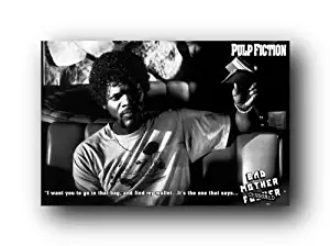 (24x36) Pulp Fiction Movie (Samuel L. Jackson, Bad Mother F) Poster Print