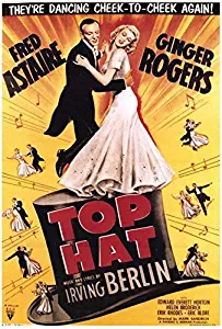 MariposaPrints 66707 Top Hat Movie Fred Astaire, Ginger Rogers Decor Wall 24x18 Poster Print