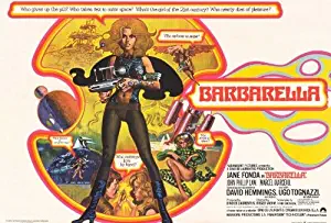 Barbarella Movie Poster (27 x 40 Inches - 69cm x 102cm) (1967) Style D -(Jane Fonda)(John Phillip Law)(David Hemmings)(Marcel Marceau)(Anita Pallenberg)(Milo O'Shea)