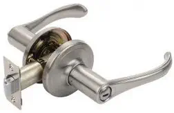 Dynasty Hardware Vail Lever Privacy Set Satin Nickel (Bed & Bath)