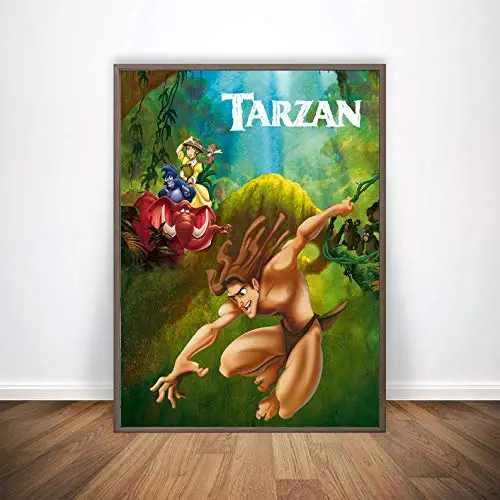 Tarzan Poster Tarzan Wall Poster Wall Decor Handmade Disney Poster Christmas Gift
