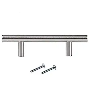 Satin Nickel Kitchen Cabinet Handles - 3.75 Inch Bar Pulls - 25 Pack of Kitchen Cabinet Hardware