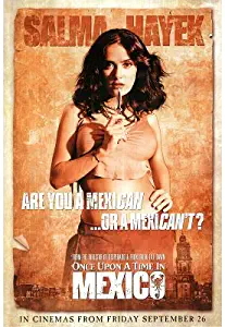 SALMA HAYEK - ONCE UPON A TIME IN MEXICO - MOVIE POSTER(Size 24"x36")