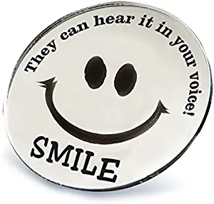 Mini Round Smile Mirrors (10/set)