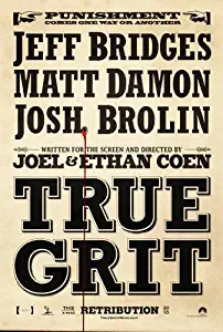 TRUE GRIT MOVIE POSTER 2 Sided ORIGINAL Advance 27x40 JEFF BRIDGES