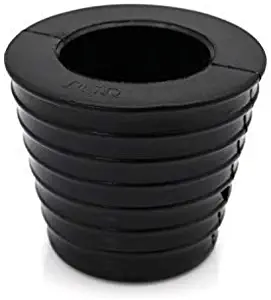 DGQ Patio Umbrella Cone Umbrella Wedge Plug Fits 1.5" Umbrella for Patio Table Hole Opening 2.5 Inch or Base 1.9 to 2.5 inch (Black)