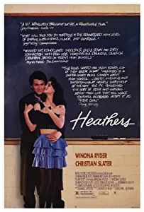 Pop Culture Graphics Heathers Poster Movie 27x40 Winona Ryder Christian Slater Kim Walker