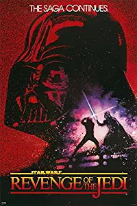 POSTER STOP ONLINE Star Wars: Episode VI - Revenge Of The Jedi - Movie Poster (Original Teaser/Advance Design Artwork) (Size: 24" x 36")