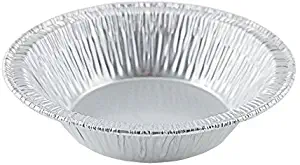 Wilkinson A90 3 3/8" (50 Pans) Aluminum Foil Tart Pan Disposable Baking Mini-pie Plate Tin