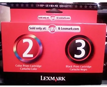 Lexmark 18C1737 Twin-Pack #2 and #3 - 2-pack - black, color (cyan, magenta, yellow) - original - ink cartridge - for X2480, 2580, 2580n, 3480, 3580, 4580; Z1380, 1480