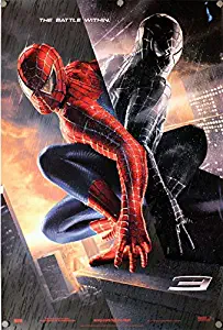 Spiderman 3 Movie Poster 2 Sided Original 27x40 Embossed