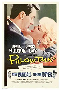 Pillow Talk Movie Poster (27 x 40 Inches - 69cm x 102cm) (1964) -(Rock Hudson)(Doris Day)(Tony Randall)(Thelma Ritter)(Nick Adams)(Lee Patrick)