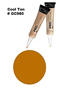 LA Girl Pro High Definition Concealer (3, GC 980 Cool Tan)