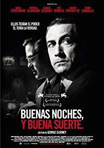 Good Night and Good Luck Movie Poster (27 x 40 Inches - 69cm x 102cm) (2005) Spanish -(George Clooney)(Alex Borstein)(Patricia Clarkson)(Jeff Daniels)(Reed Diamond)(Robert Downey Jr.)