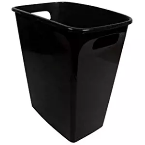 Hefty 8 Gal. Open Waste Can - Black