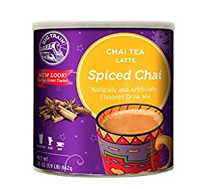 Big Train Spiced Chai Tea Latte, 1.9 Lb (1 Count), Powdered Instant Chai Tea Latte Mix, Spiced Black Tea with Milk, For Home, Café, Coffee Shop, Restaurant Use