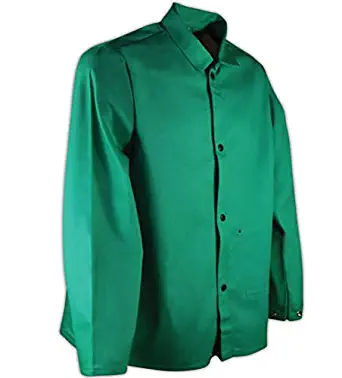 Magid SparkGuard Flame Resistant 12 oz. Cotton Jacket, 30", Green, 5XL