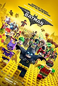 LEGO BATMAN Original Movie Poster 27x40 - Double - Sided - Final - Will Arnett - Zach Galifianakis - Michael Cera - Rosario Dawson - Ralph Fiennes