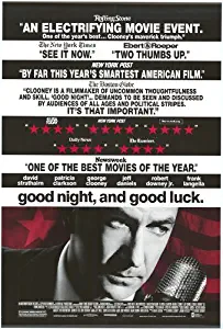 Good Night and Good Luck Movie Poster (27 x 40 Inches - 69cm x 102cm) (2005) Style C -(George Clooney)(Alex Borstein)(Patricia Clarkson)(Jeff Daniels)(Reed Diamond)(Robert Downey Jr.)