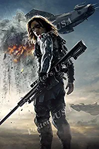 Posters USA - Marvel Captain America The Winter Soldier Textless Movie Poster GLOSSY FINISH - FIL267 (24" x 36" (61cm x 91.5cm))