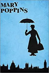 MARY POPPINS classic character poster DISNEY COLLECTORS famous movie 24X36 - 2 TO 5 DAYS SHIPPING FROM USA