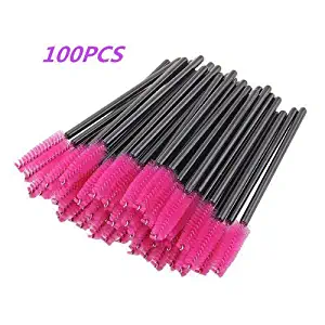 G2PLUS Disposable Eyelash Mascara Brushes Wands Applicator Makeup Kits 100 Pack