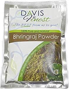 Bhringraj Powder - Natural Hair Loss Growth Treatment Product Men Women - Healthy Dandruff Free Scalp - Shining Black Hair Dye Color Enhancer (100g)