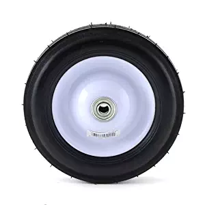 Arnold 8-Inch Steel Wheel with Ribbed Tread - 60lb. Load-Rating