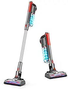 GeeMo Cordless Vacuum, 14KPa Stick Vacuum Cleaner for Home Hardfloor Pet Hair Cleaning, K14