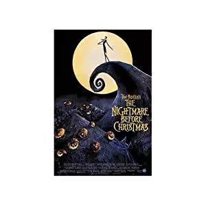 THE NIGHTMARE BEFORE CHRISTMAS POSTER Moon NEW 24x36