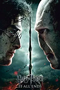 Harry Potter And The Deathly Hallows - Part 2 - Movie Poster (Harry Vs. Valdemort) (Size: 24" x 36")