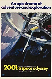 12 x 18 inch 2001: A Space Odyssey Movie Poster PosterPrint frameless art gift 30.5 x 46 cm