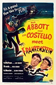 Abbott Costello Meet Frankenstein Movie Poster 24inx36in (61cm x 91cm)