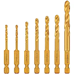 DEWALT DD5157 Impact Ready 7 Piece Titanium Drill Bit Set