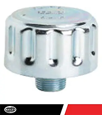 Lenz Screw-in Filler Breathers Threaded (Steel) BF-16: 3.3’’ Overall Length, 40 Micron, 1" NPT Threaded Size, 221682