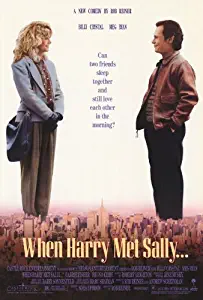 When Harry Met Sally Movie Poster (27 x 40 Inches - 69cm x 102cm) (1989) -(Billy Crystal)(Meg Ryan)(Carrie Fisher)(Bruno Kirby)(Steven Ford)(Lisa Jane Persky) by MG Poster