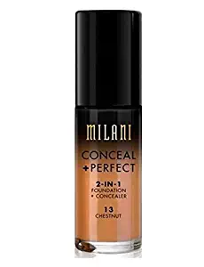 MILANI Conceal + Perfect 2-In-1 Foundation + Concealer – Chestnut